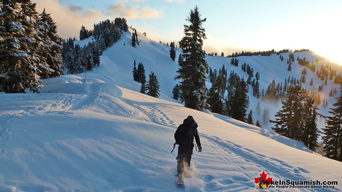 Snowshoeing to Elfin Lakes in Spring