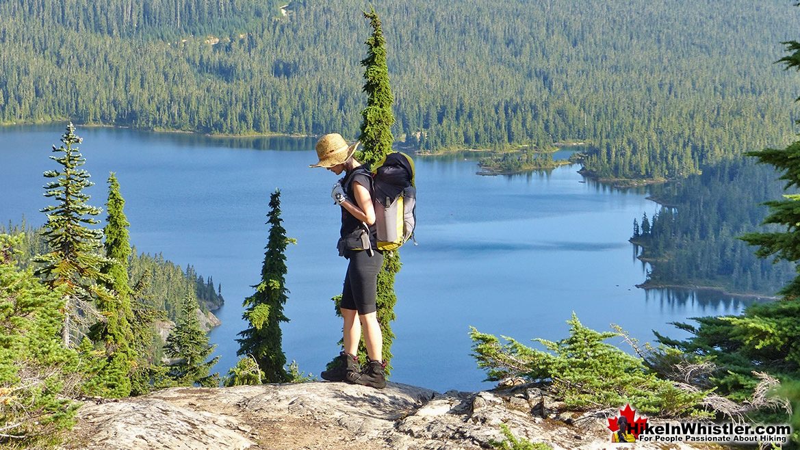 Cirque Lake Trail View of Callaghan Lake