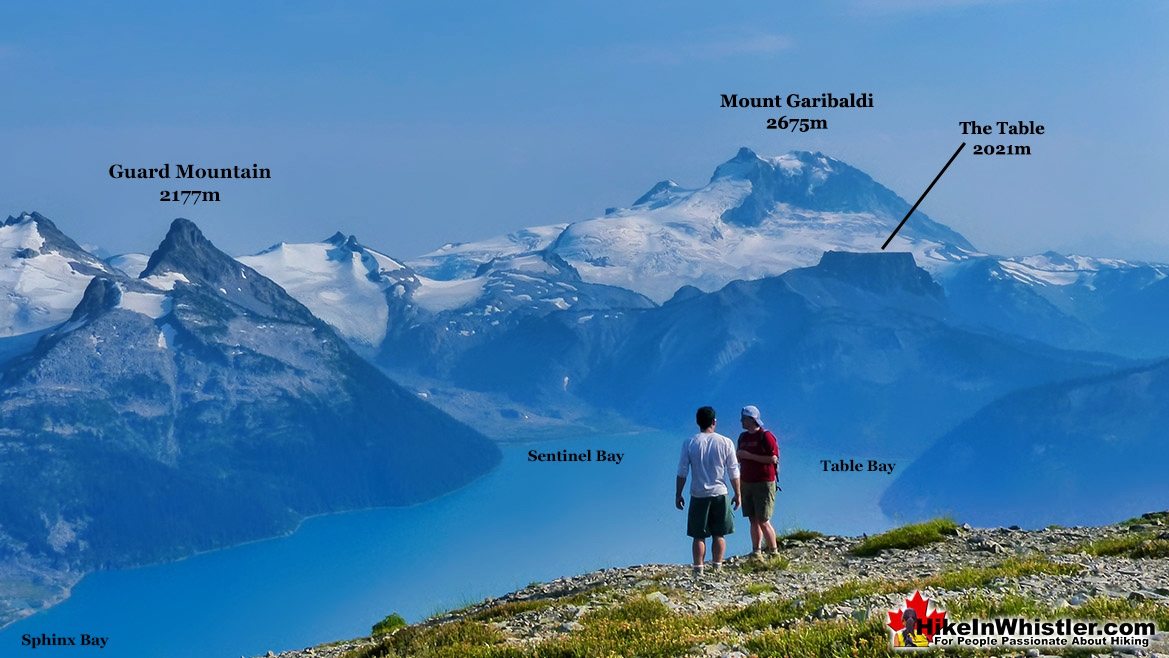 Garibaldi Lake Mountains from Panorama Ridge