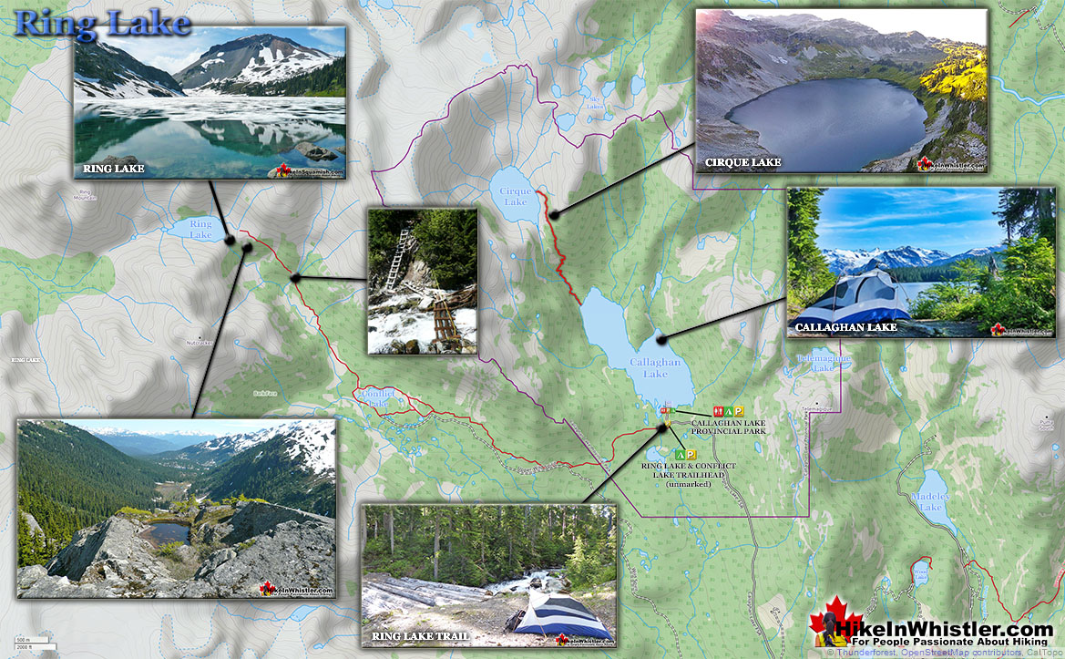 Ring and Conflict Lake Map