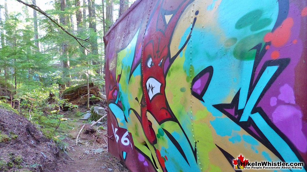 Whistler Train Wreck Devil Mural