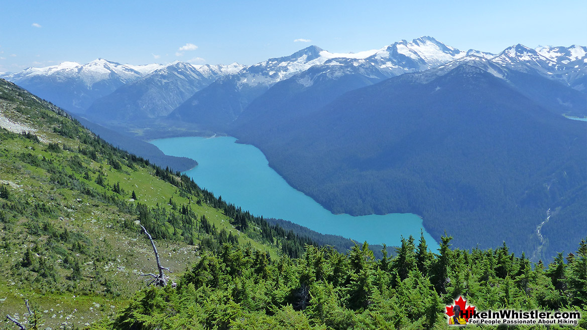 Whistler Mountain View of Cheakamus Lake